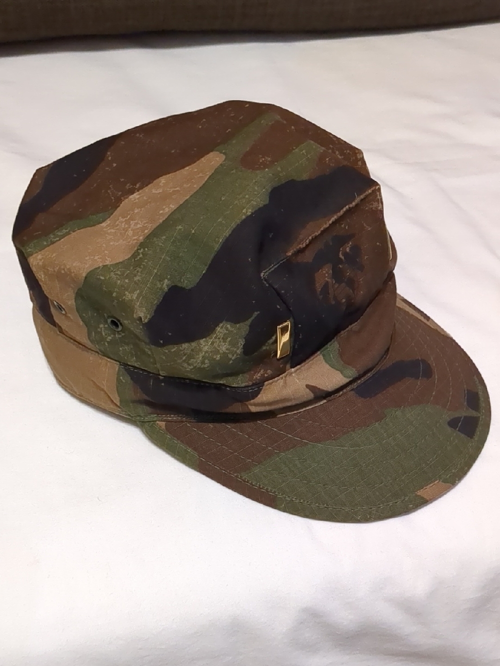 Woodland,Utility Camouflage Black- Brown-Green Vintage Cotton Cap